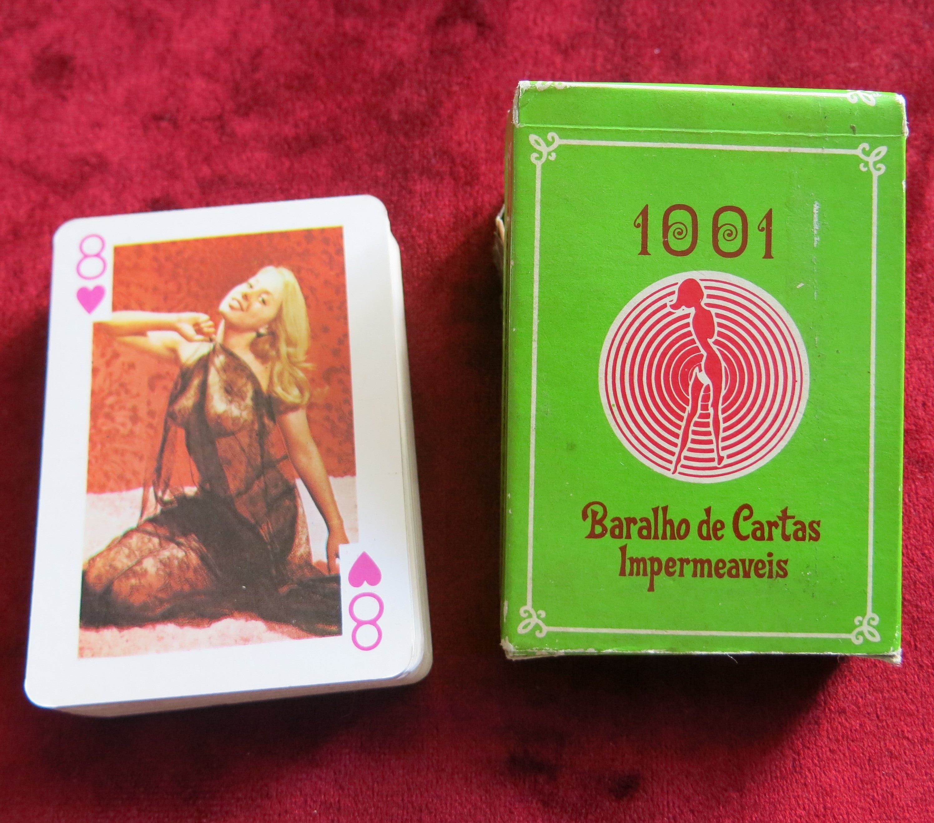 Collectible Nude Girls 60s Playing Cards 1001 Antique Arcana 7185