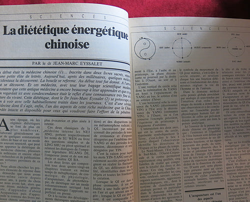 Vintage French Spiritual Magazine 1987 - The true story of the Tarots - Chinese Energy Diet