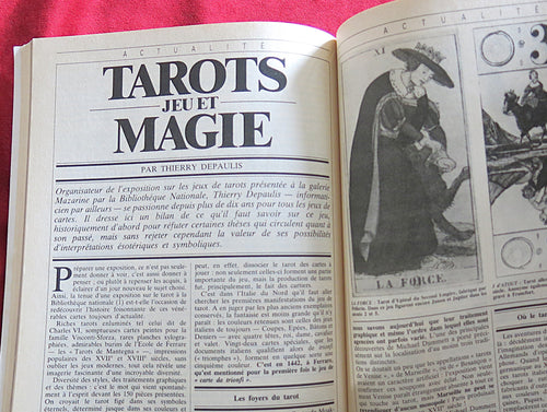 Vintage French Spiritual Magazine 1987 - The true story of the Tarots - Chinese Energy Diet