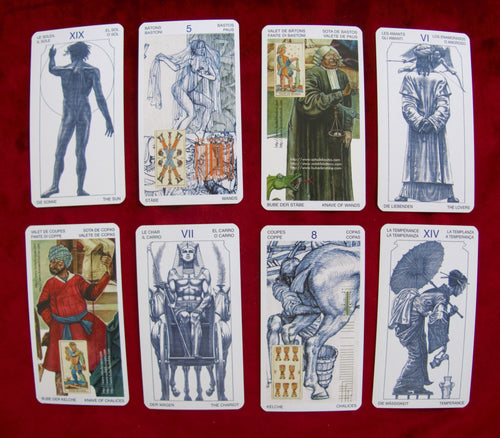 Tarot du troisième millénaire 2002, cartes de divination