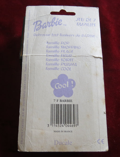 Barbie à collectionner de 7 familles des années 80