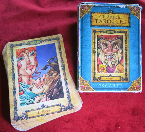 The Ancient Glass Tarot 1981 - Big Trumps - VERY RARE