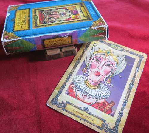 The Ancient Glass Tarot 1981 - Big Trumps - VERY RARE