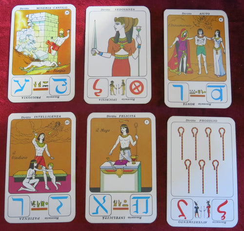 Jeu de tarot égyptien Aperol Promo 1973