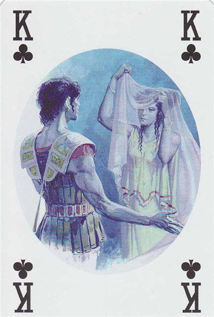 Argonauts & Ifigenia - Poker Original Playing Card - New