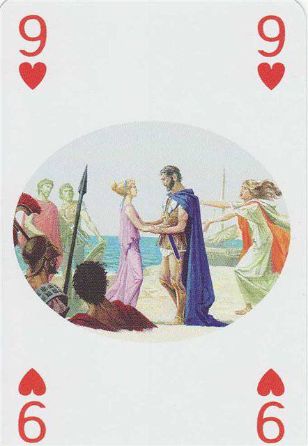 Argonauts & Ifigenia - Poker Original Playing Card - New