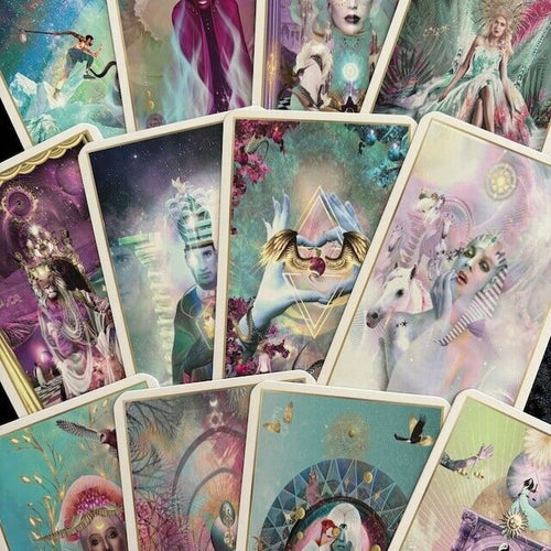 Astraea's Dream Tarot - Fantastic dreamy - Galactic Deck - Cartes Astral Realms, œuvres d'art éthériques, RSW Based Deck, tarot anime japonais, cartes Pléiadiens, cartes cosmiques