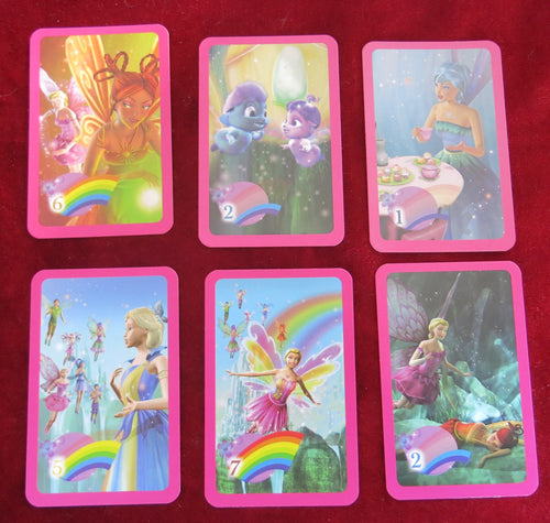 Jeu Barbie, Familles Arc-en-ciel - Jeu de cartes Barbie vintage