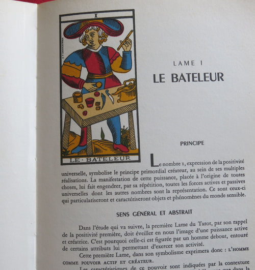 Book 1981 The Tarot of Marseille original edition 1949, Paul Marteau