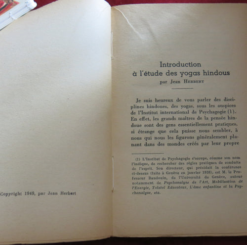 Yogas hindous et autres études - YATISWARANANDA Swami - YOGA