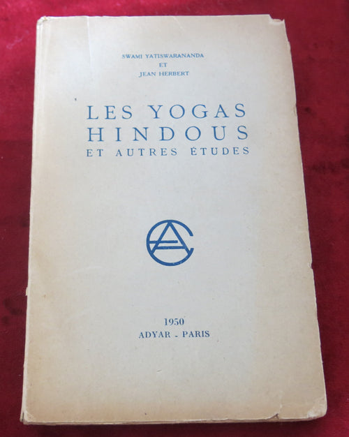 Hindu Yogas and Other Studies - YATISWARANANDA Swami