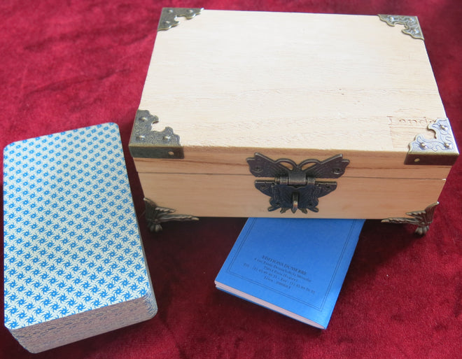 Paul Marteau Tarot de Marseille in a Wooden box