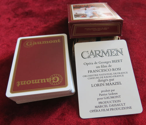 Jeu de cartes Carmen - 1984 - Cartes à jouer de l'opéra célèbre