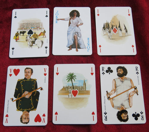 Carmen deck of cards - 1984 - Famous opera playing cards