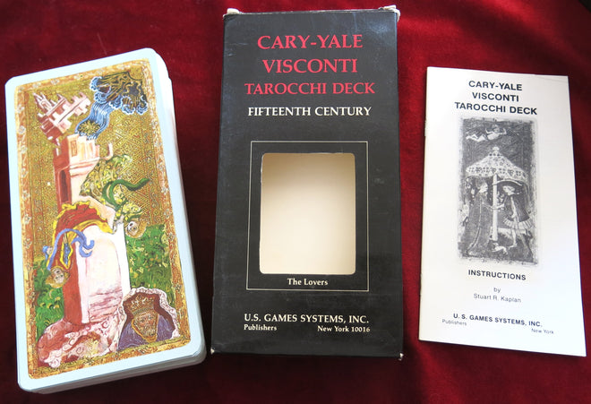 The  Cary-Yale Visconti Tarot 1984- Stuart R. Kaplan - Historic Italian Ancient Tarocchi