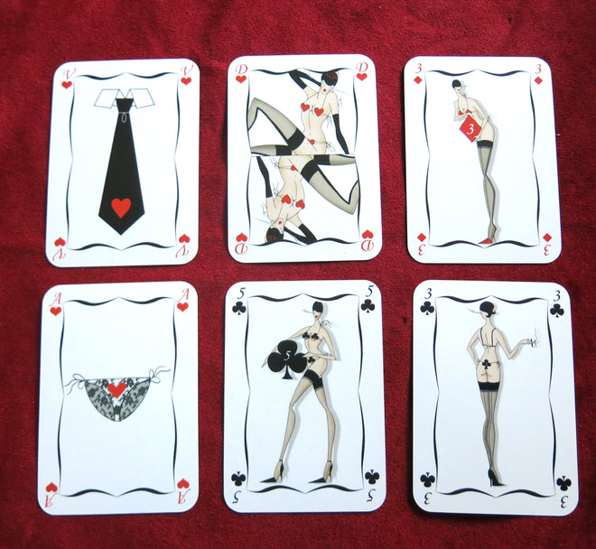 Jeu de cartes Chantal Thomass « Sexy » - Épuisé - Cartes lingerie - Cartes à jouer de collection vintage