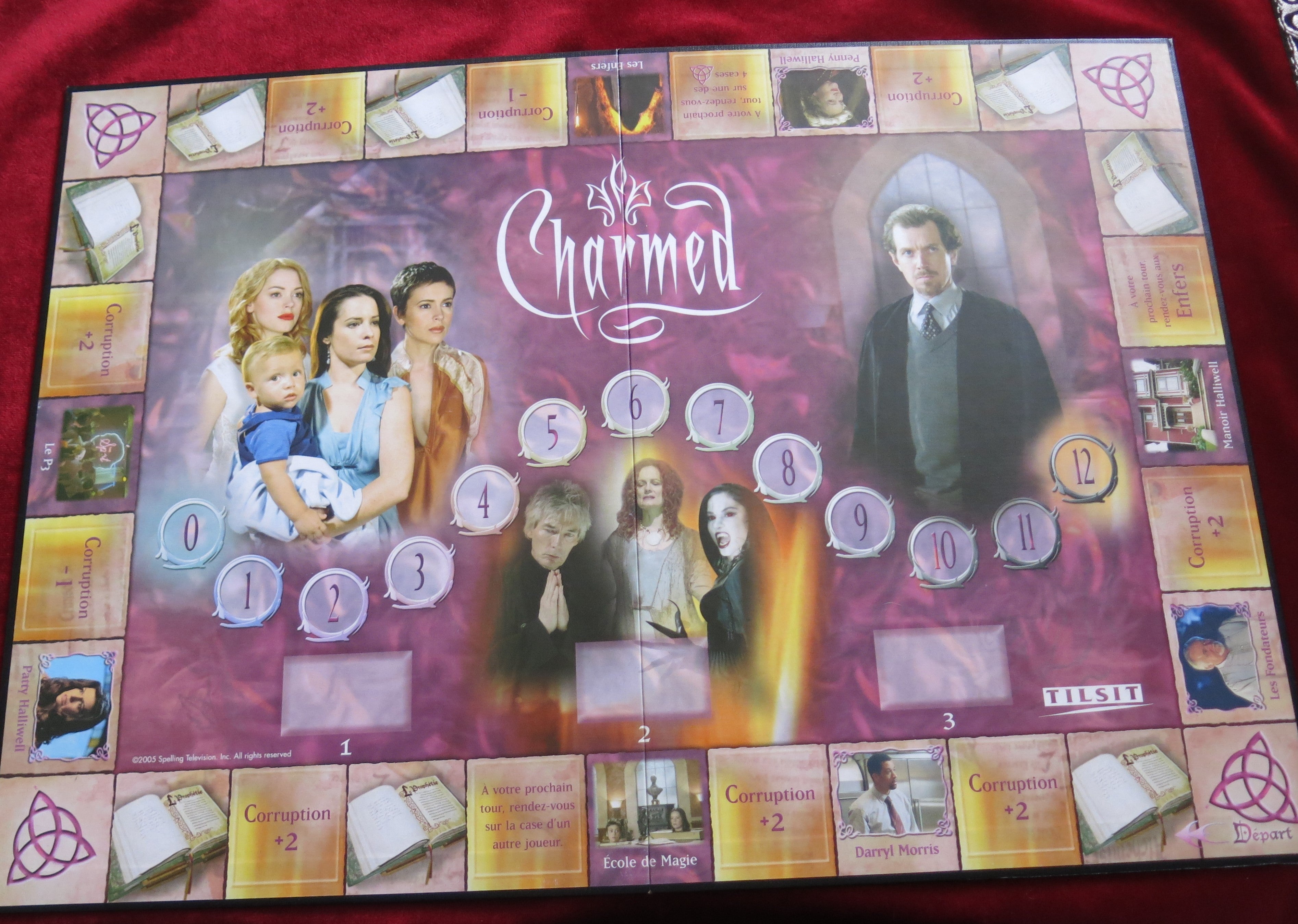 Charmed board outlet games