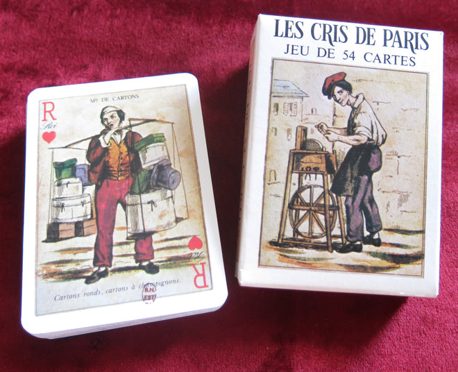 Les Cris de Paris 1969 - Coffret Grimaud - Cartes à jouer Les Cris de Paris - 2 jeux de 54 cartes