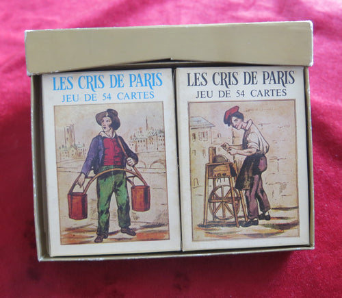 Les Cris de Paris 1969 - Coffret Grimaud - 2 jeux de 54 cartes