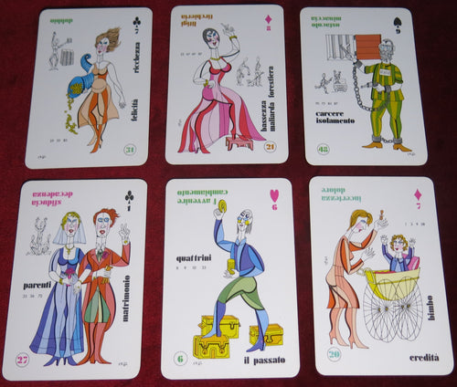 Le carte della Fortuna - 1975 Advertising Italian Oracle – Vintage Rare