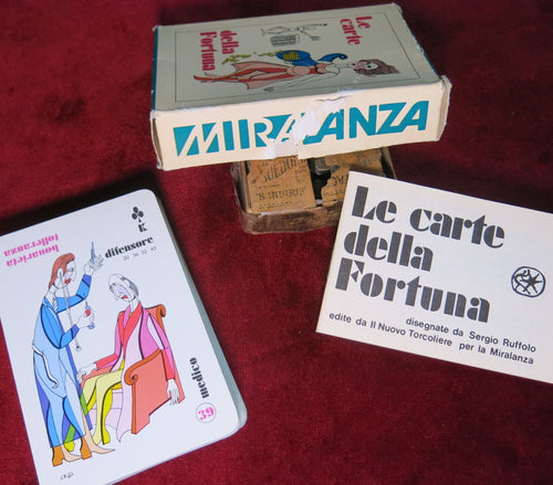 Le carte della Fortuna - 1975 Advertising Italian Oracle – Vintage Rare