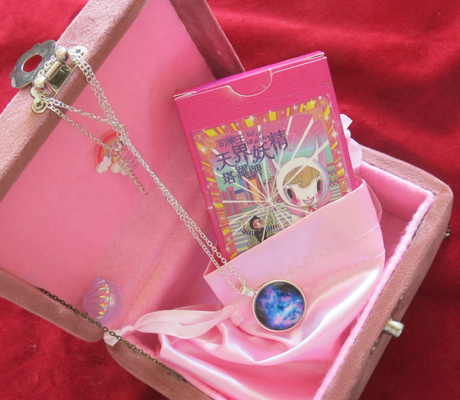 Coffret "Magic" Tarot Elfe du Ciel - Rare Oop - Tarot Japonais Mignon