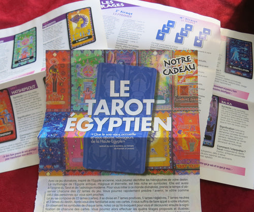 Tarot de poche égyptien magazine "Femme Actuelle"