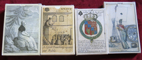 The Fournier Museum 2004: Lot of 4 Antique Card Games replicas