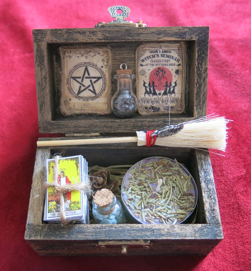 Witch box mini kit - wicca - Halloween kit