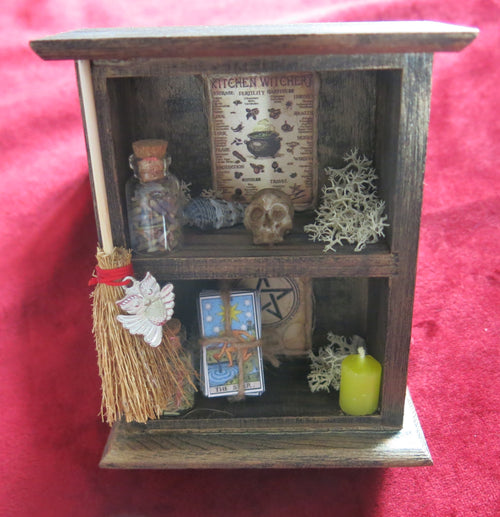 Witchcraft shelf - Witch miniature shelf Vers.2