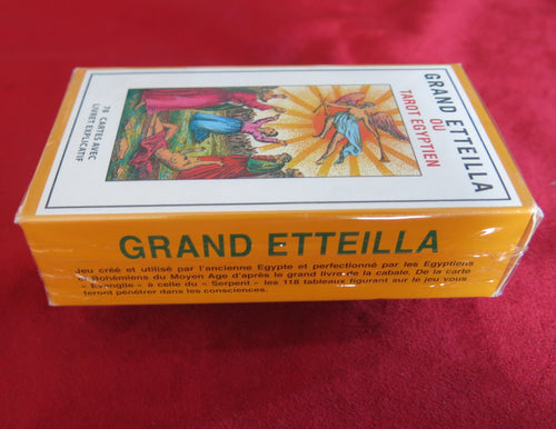 Grand Etteilla Grimaud Tarot des Gitans Egyptiens Années 80 - Le tarot Egyptien