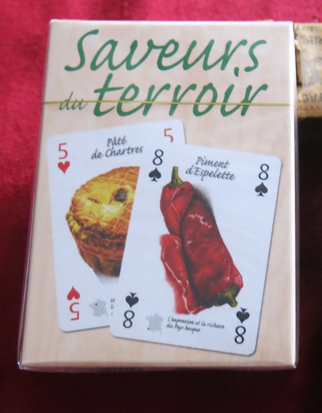 1€ OFFERT ! Jeu de cartes Saveurs locales françaises - ANCIENS CLIENTS UNIQUEMENT !!! - Jeu de cartes Saveurs du Terroir