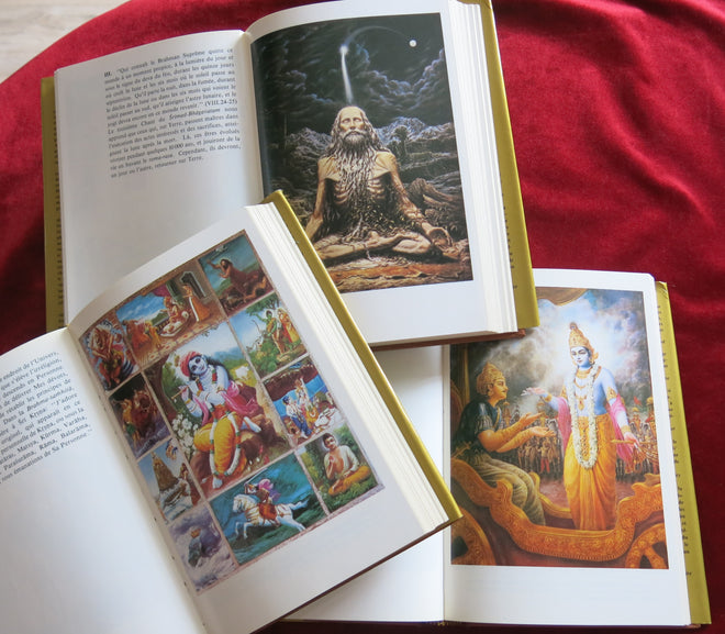 Les grands classiques de l'Inde - Lire Srimad Bhagavatam Coffret 3 volumes