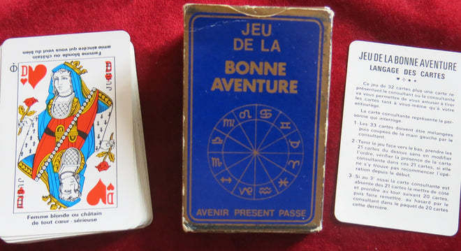 Vintage Fortune Telling Game - French