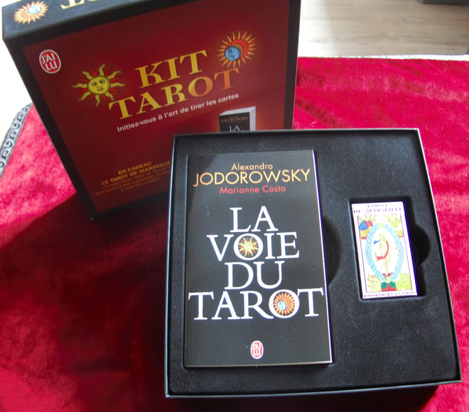 Le kit du Tarot de Marseille de Jodorowsky ! Tarot de poche Jodorowsky - Tarot de poche de Marseille de Jodorowsky