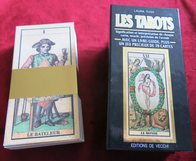 Tarots de Laura Tuan 1994 - Cartes de tarot françaises vintage très difficiles à trouver - Les Tarots