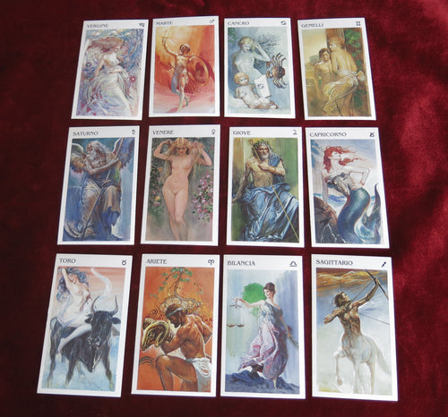 Les cartes du zodiaque 1991 - Jeu promotionnel - Tarot italien