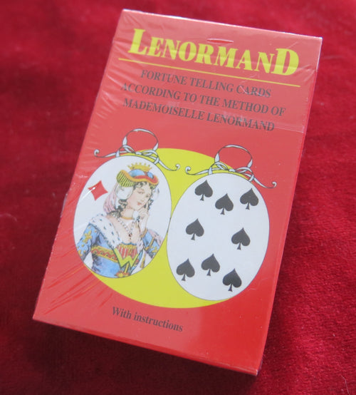 Anglais débutants Lenormand Fortune Telling Cards - Cartes oracle Lenormand - Mlle Lenormand Anglais -