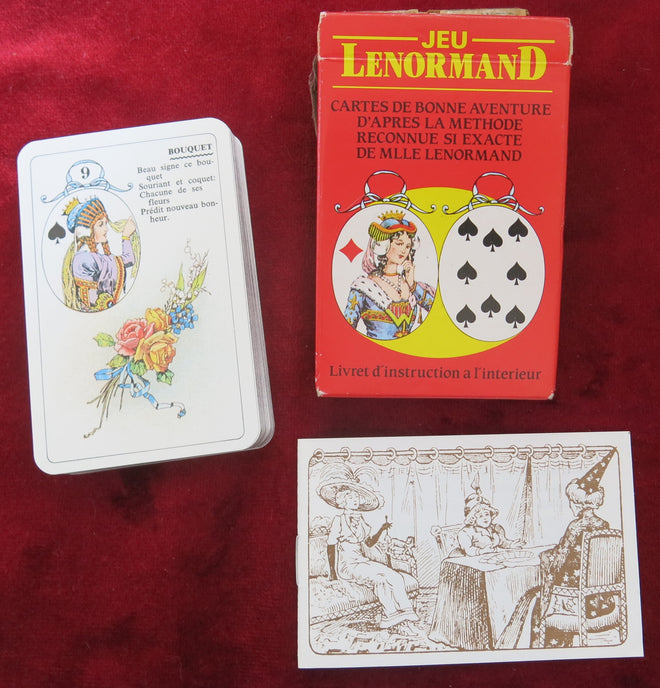 Jeu Lenormand vintage French - Carta Mundi 1999 - Miss Lenormand Cards