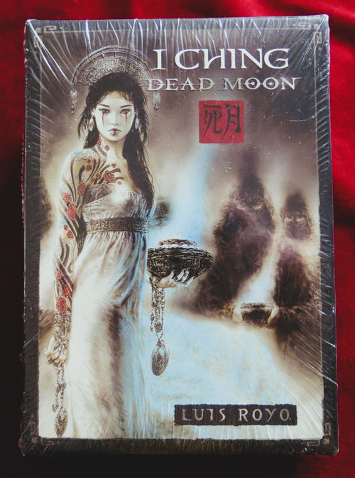Luis Royo : Coffret luxe de tarot I Ching Dead Moon - Oracle Gothique - Geisha japonaise dark goth