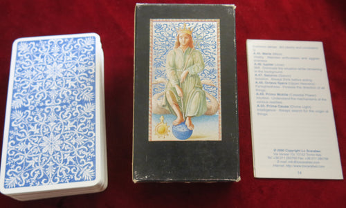 Mantegna Tarot "Silver" 2001: 50 cards + 25 didactical cards