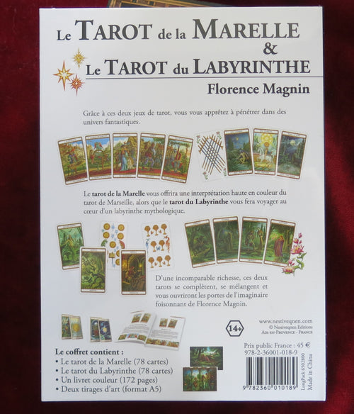 Cartes de Tarot Médiéval Fantastique - Amber Tarot Nouvelle Edition + Florence Magnin Artbook 2020 - Le tarot Marelle - Le tarot d'Ambre