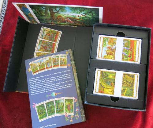 Cartes de Tarot Médiéval Fantastique - Amber Tarot Nouvelle Edition + Florence Magnin Artbook 2020 - Le tarot Marelle - Le tarot d'Ambre