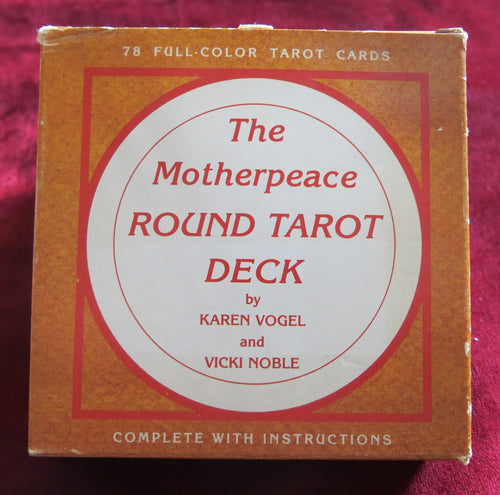 Le jeu de tarot rond Motherpeace 1983 - Vintage rare