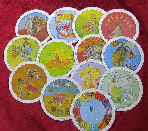 The Motherpeace round tarot deck 1983 - Rare vintage