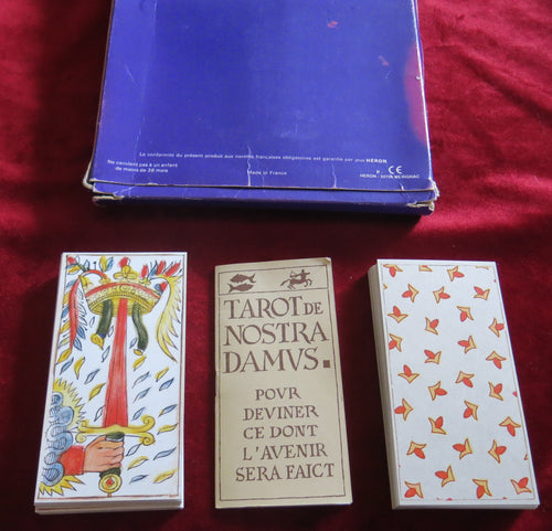 Tarot de Nostradamus - Héron années 80 - Le Véritable Oracle de Nostradamus