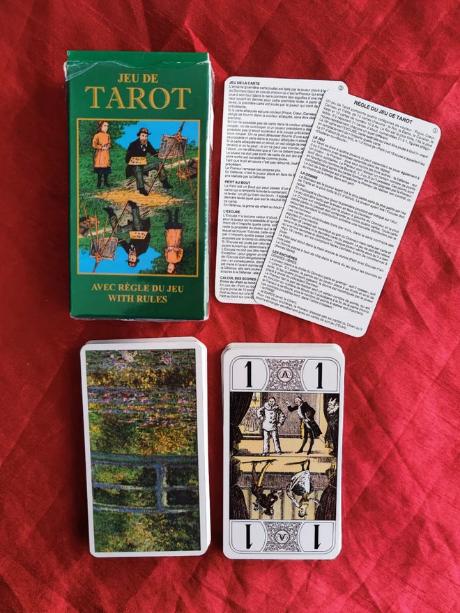 Claude Monet Tarot: Nymphéas - VERY RARE - Green Harmony by Claude Monet - 80s Dusserre