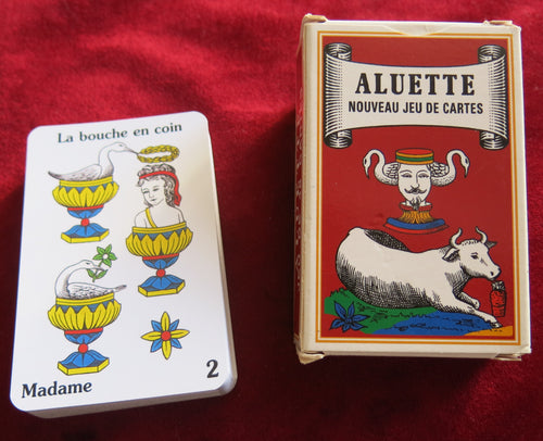 Jeu Aluette 90s - - Uvula game - the "Cow Game"