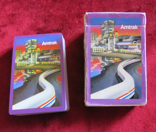 Amtrak Railroad Playing Cards deck from the 80s