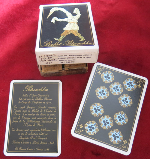 Jeu de cartes à collectionner Ballet Petrouchka 1988